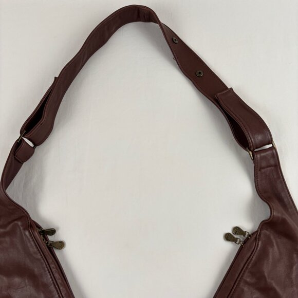 Sash Brown Leather Crossbody Bag - Picture 4 of 15